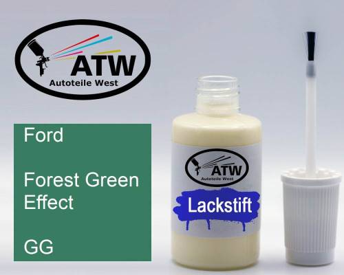 Ford, Forest Green Effect, GG: 20ml Lackstift, von ATW Autoteile West.